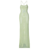 Elegant Beach and Pool Party Knit Dress