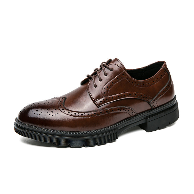 Spring And Autumn Men's Formal Wear Leather Shoes