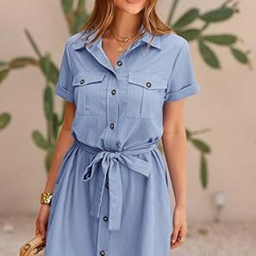 Classic Ladies Shirt Dress