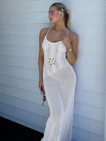 Elegant Beach and Pool Party Knit Dress