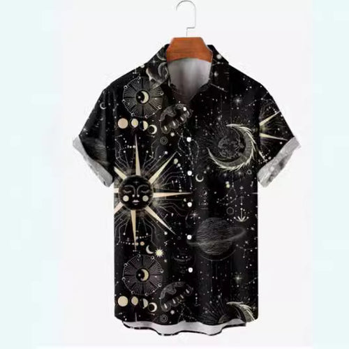 Men's Fashion Casual Printing Shirt