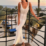 Women's Backless Knitted Dress