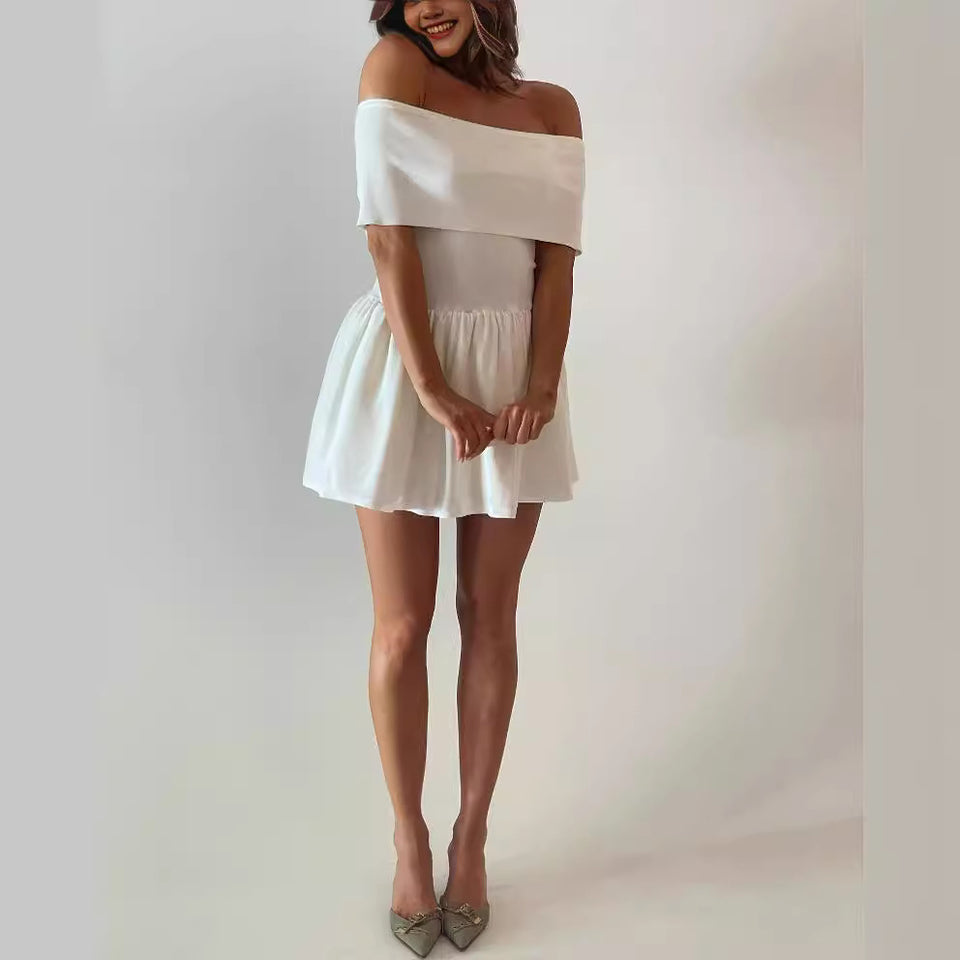 European And American Style Beach Holiday Sexy Knitted Dress