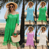 Ladies Tassel Breezy Beach Poncho