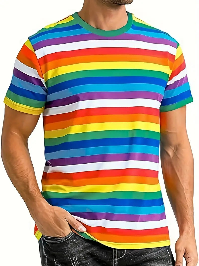Men's Carnival Fashion Striped T-shirt