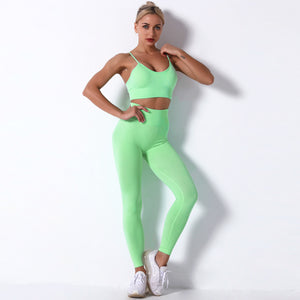 Gym And Yoga Pants Sports Two-piece Set
