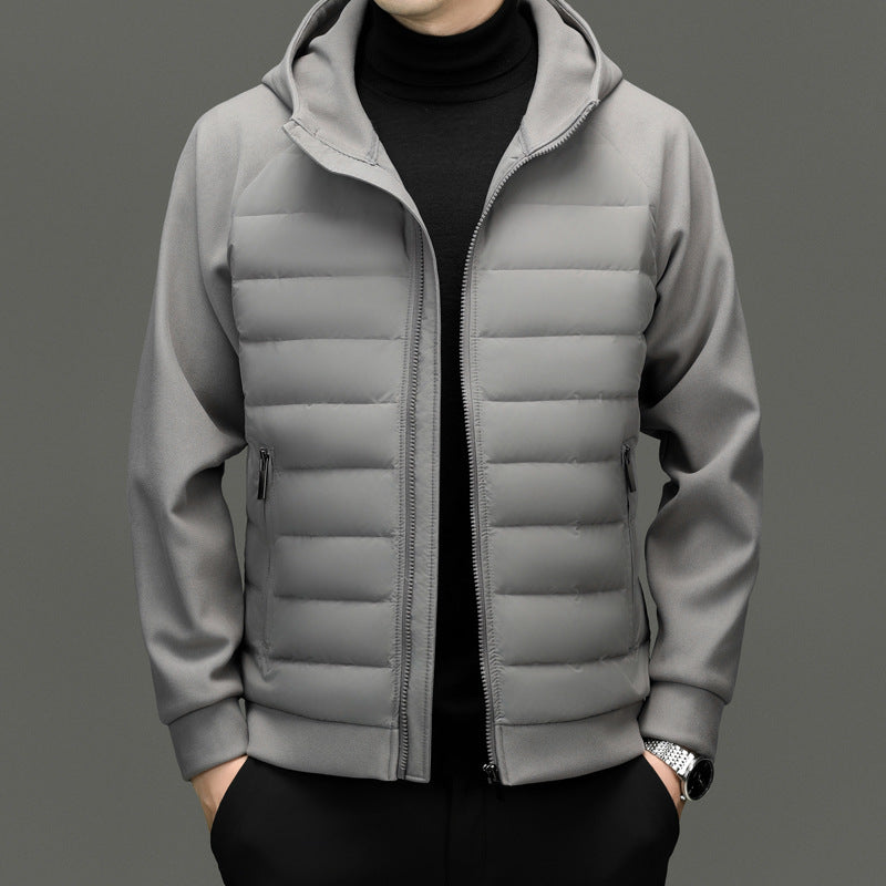 Men's Hooded Lightweight Down Jacket Sweater