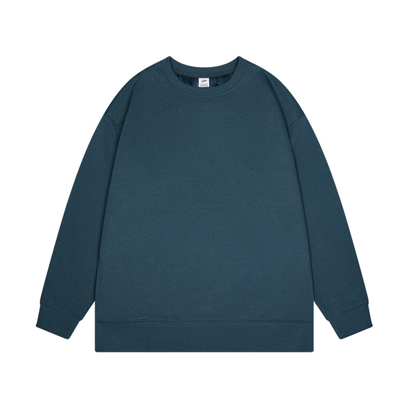 400g Heavy Weight Silver Fox Velvet Velvet Padded Thickened Sweater Men