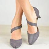 Pointed Stiletto Heel Hollowed Sandals Women