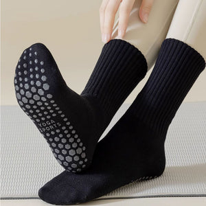 10 Pairs Home Pilates Socks For Women With Non Slip Grippers Yoga Crew Socks For  Hospital Sticky Slipper Socks Breathable And Anti-odor  For Yoga Hospital Pilates Barre