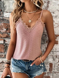 New Women's Clothing V-neck Lace Sling Top