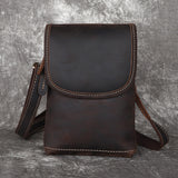 Mens Fashion Leather Shoulder Crossbody Bag