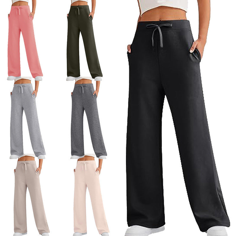 Pantalones Anchos Sueltos de Otoño para Mujer