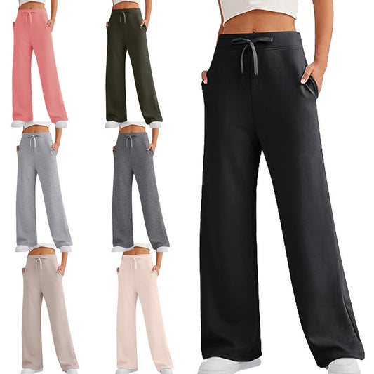 Akatonbo Women'S Autumn Leisure Loose Wide-Leg Pants