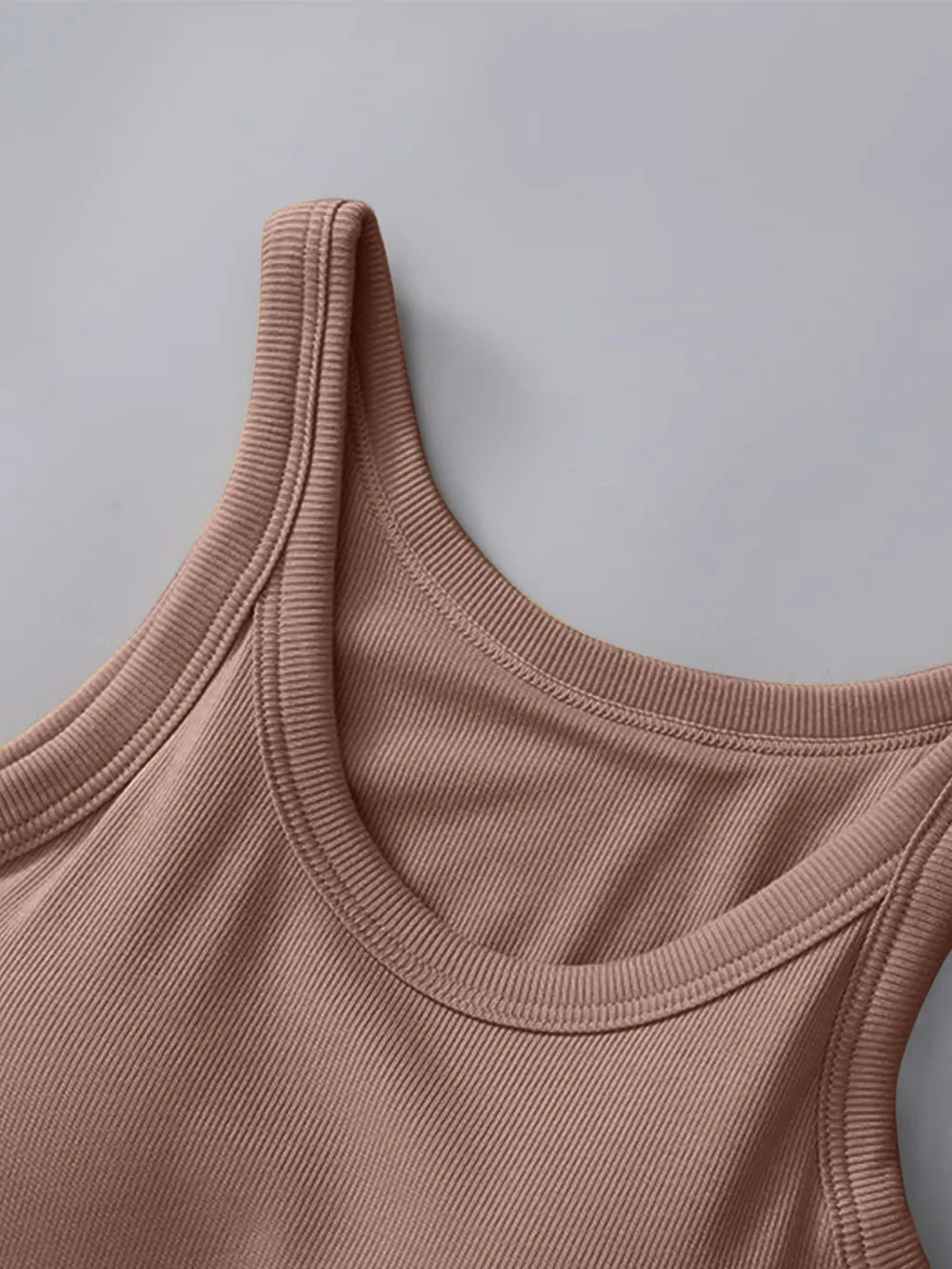 Shop Round Neck Tank with Bra - Women's Fashion | Akatonbo