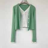 Girl Loose Lazy College Style Cardigan Coat
