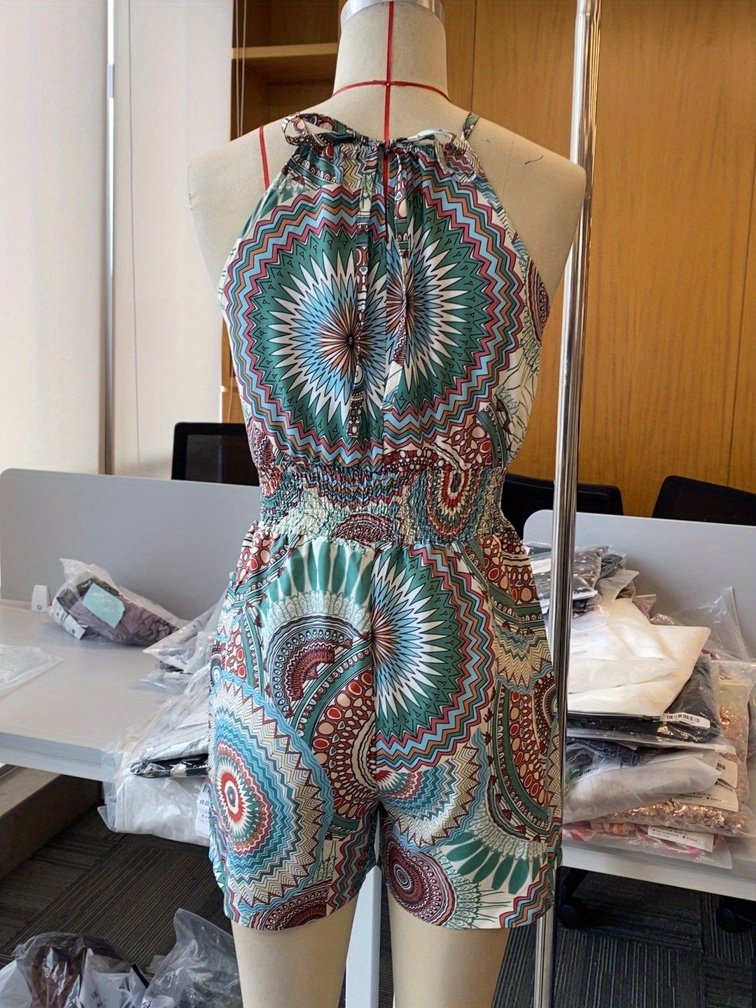 One-piece Shorts Set