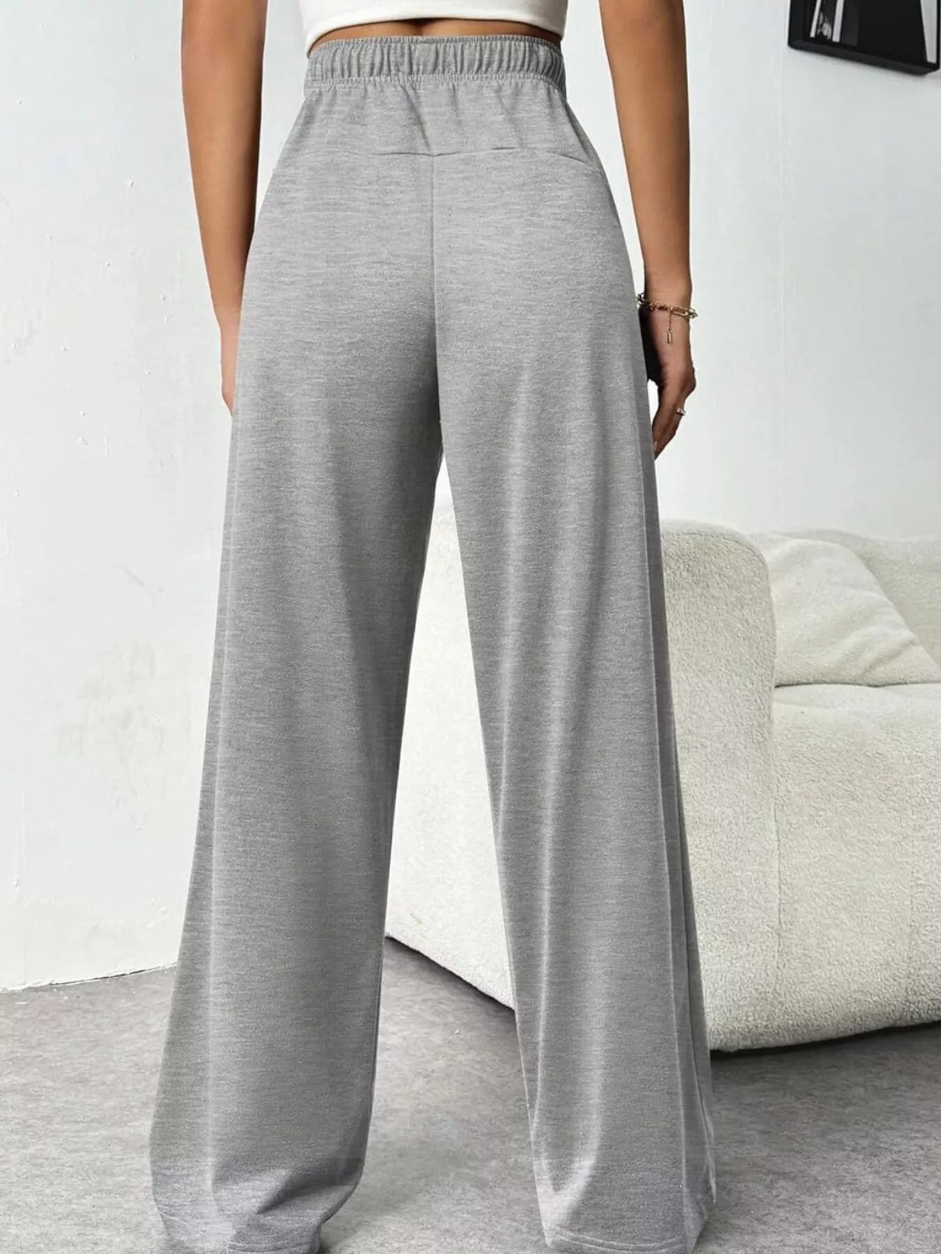 Shop Drawstring Wide Leg Pants - Women's Fashion | Akatonbo