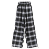 Girls' Set Children's Clothing Trendy Plaid Trousers Big Kids