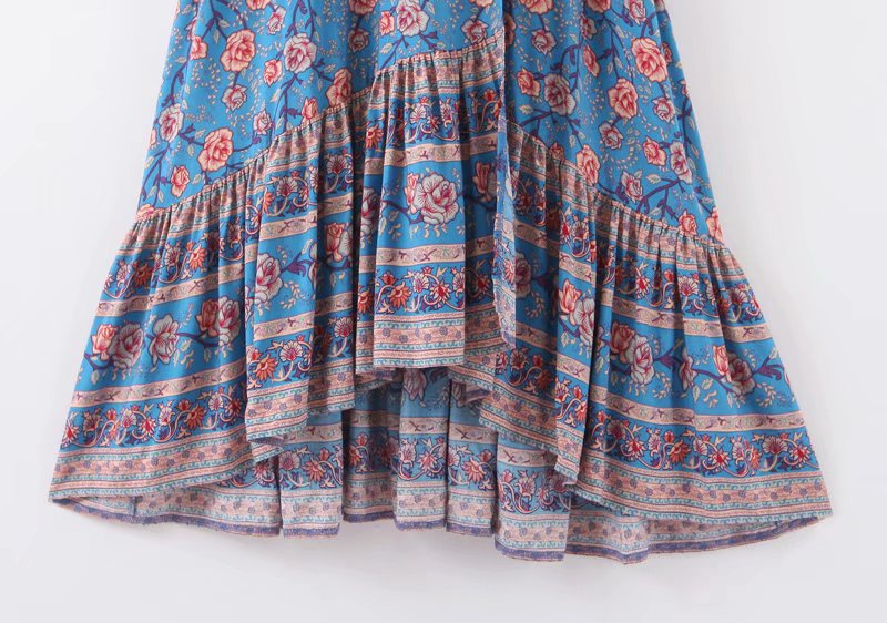 Summer And Autumn New European Style Women's Rayon Water