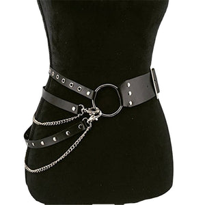 Leather Personality Body Binding Strap