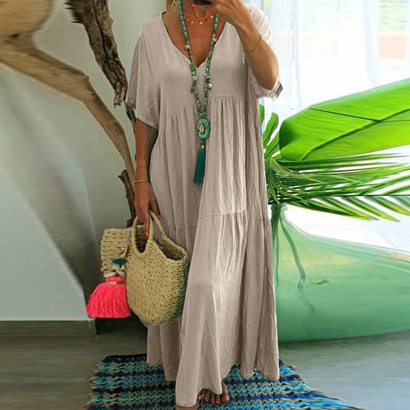 Classic Plus Size Large Swing Dress