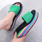 High Heel Slippers Women's Summer Non-slip Women's Wedge