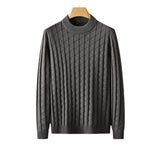 Men's Plus Size Knitted Sweater Loose Round Neck Bottoming Shirt