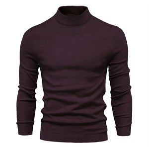 Men's Multicolor  Sweater With Mid Neck And Slim Trim