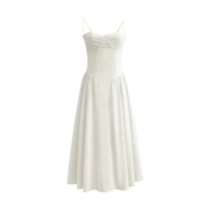 European And American Elegant Palace Style New Low-cut Suspender Large Swing Dress For Women