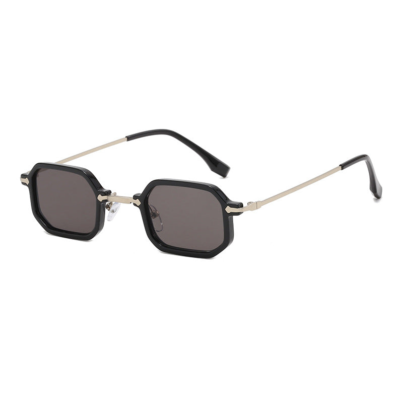 Retro Small Frame Polygon Men's Glasses