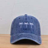 Water-washing Embroidery Retro Sun Hat For Women