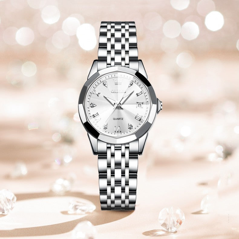Montre pour femme étanche avec calendrier simple, la plus vendue