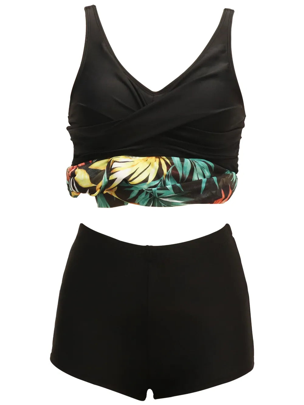 Shop Printed Wide Strap Two-Piece Swim Set - Women's Fashion | Akatonbo
