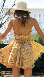 Summer Women's Print Sling Floral Dress