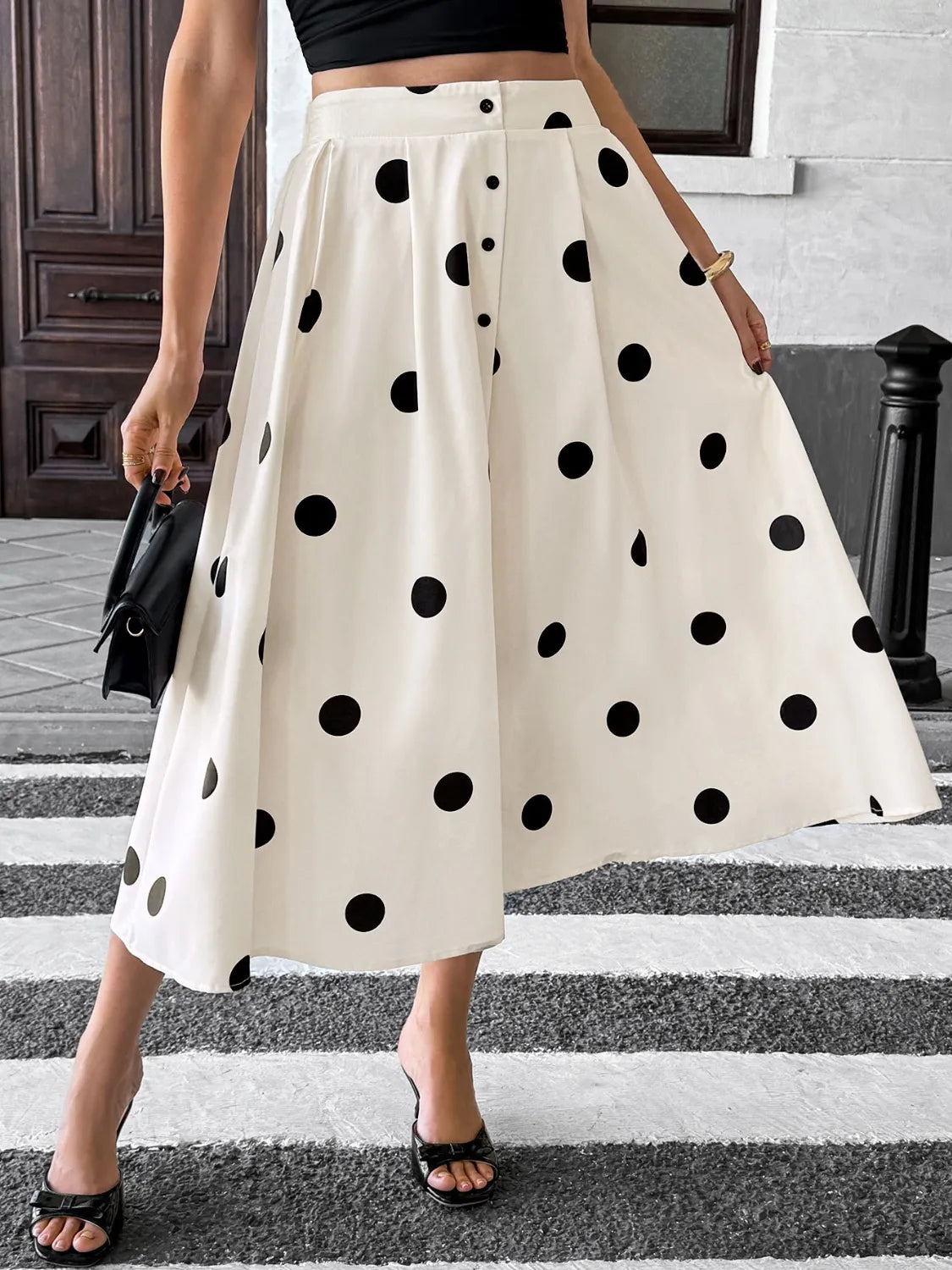 Shop Polka Dot Skirt - Women's Fashion | Akatonbo