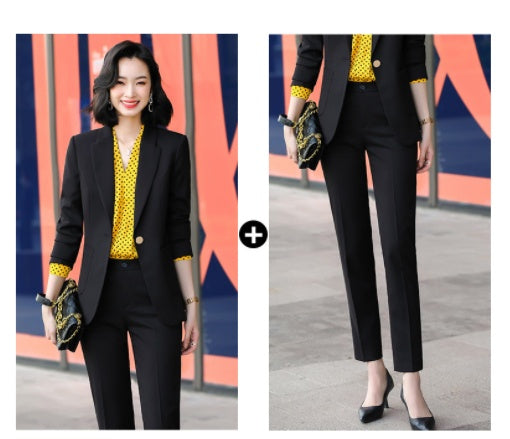 Trajes de mujer de moda de primavera y otoño para ir a trabajar