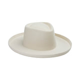 Wool Top Hat Vintage Curling Woolen Women's Felt Cap