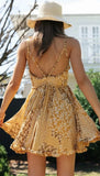 Summer Women's Print Sling Floral Dress