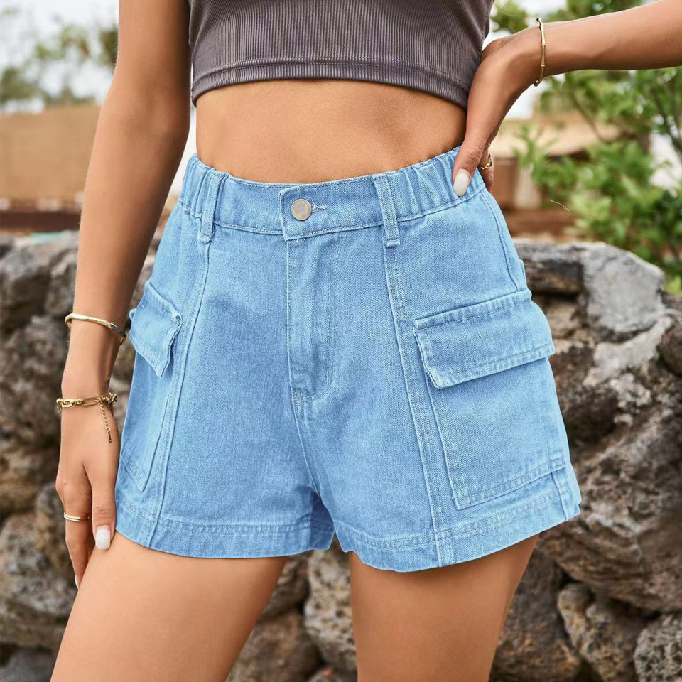 The Denim Cargo Shorts Pants