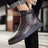 New Style Large Size Mid-high Casual Shoes Men