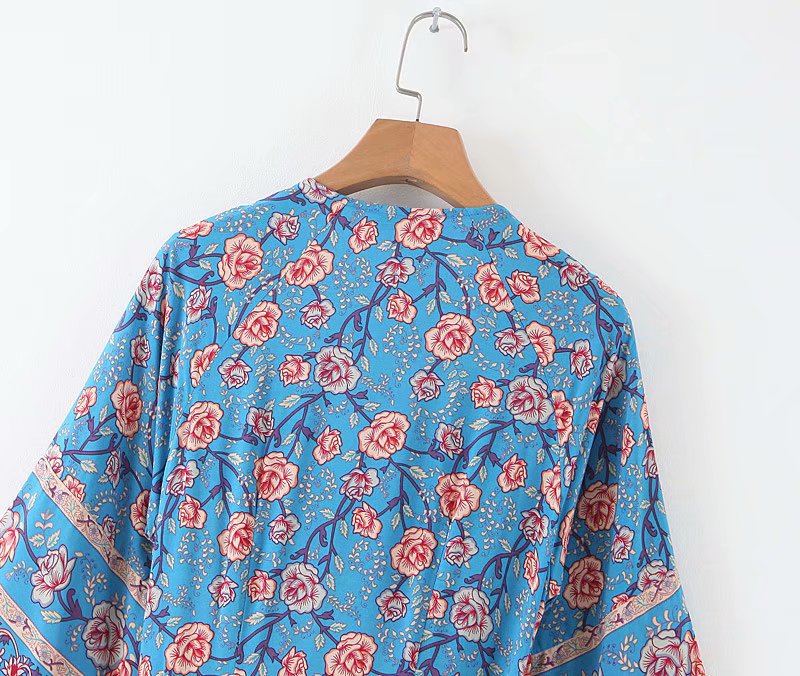 Summer And Autumn New European Style Women's Rayon Water