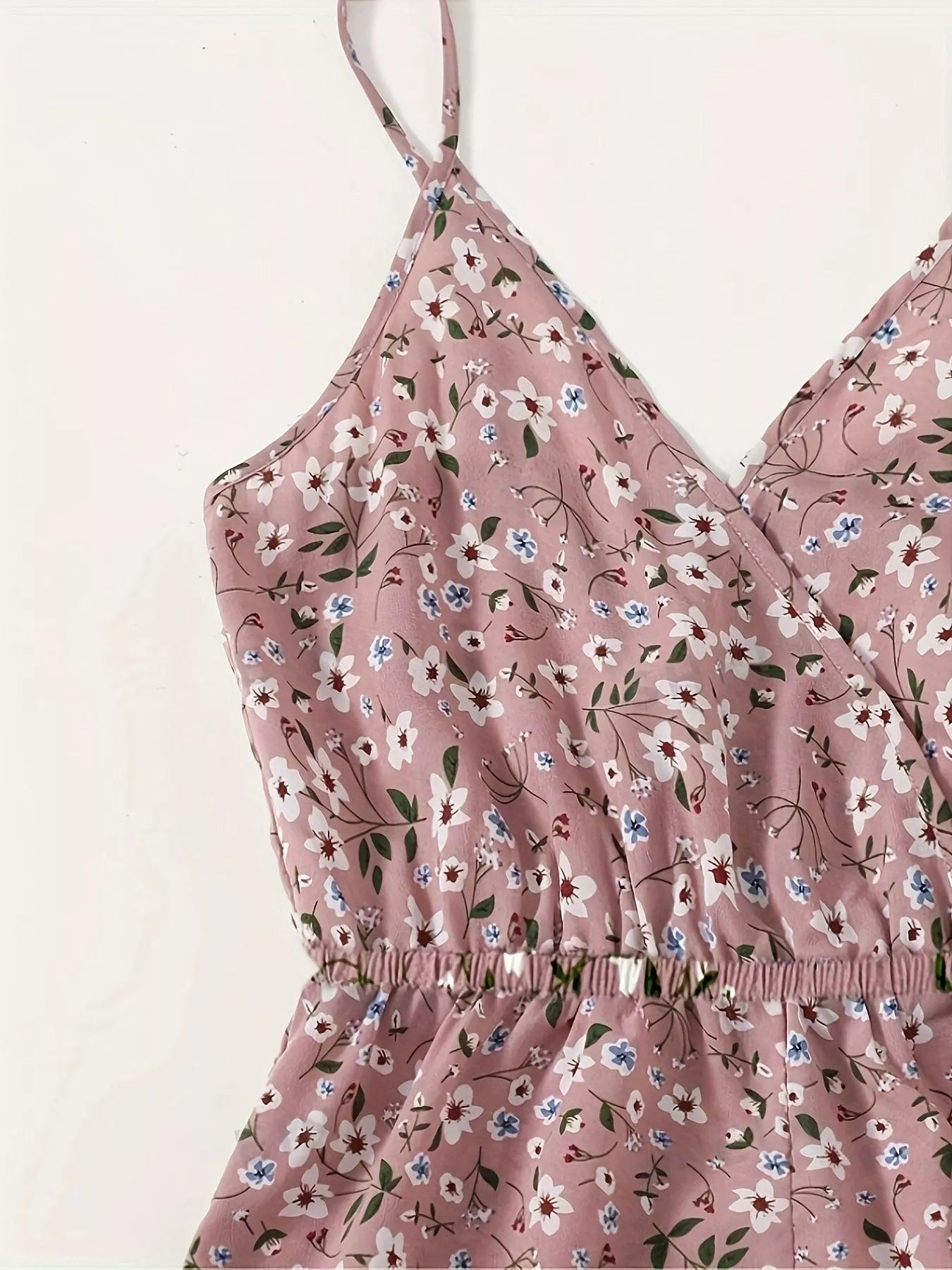 Shop Floral Print Spaghetti Strap Romper - Women's Fashion | Akatonbo