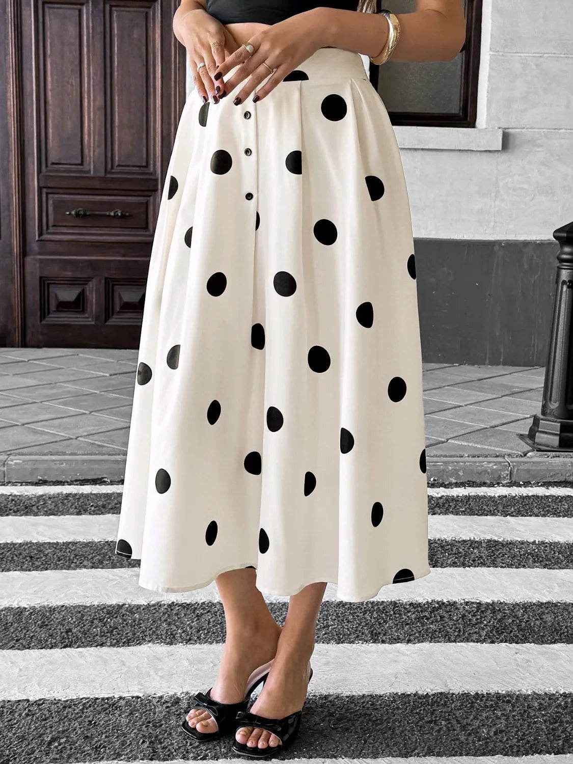 Shop Polka Dot Skirt - Women's Fashion | Akatonbo