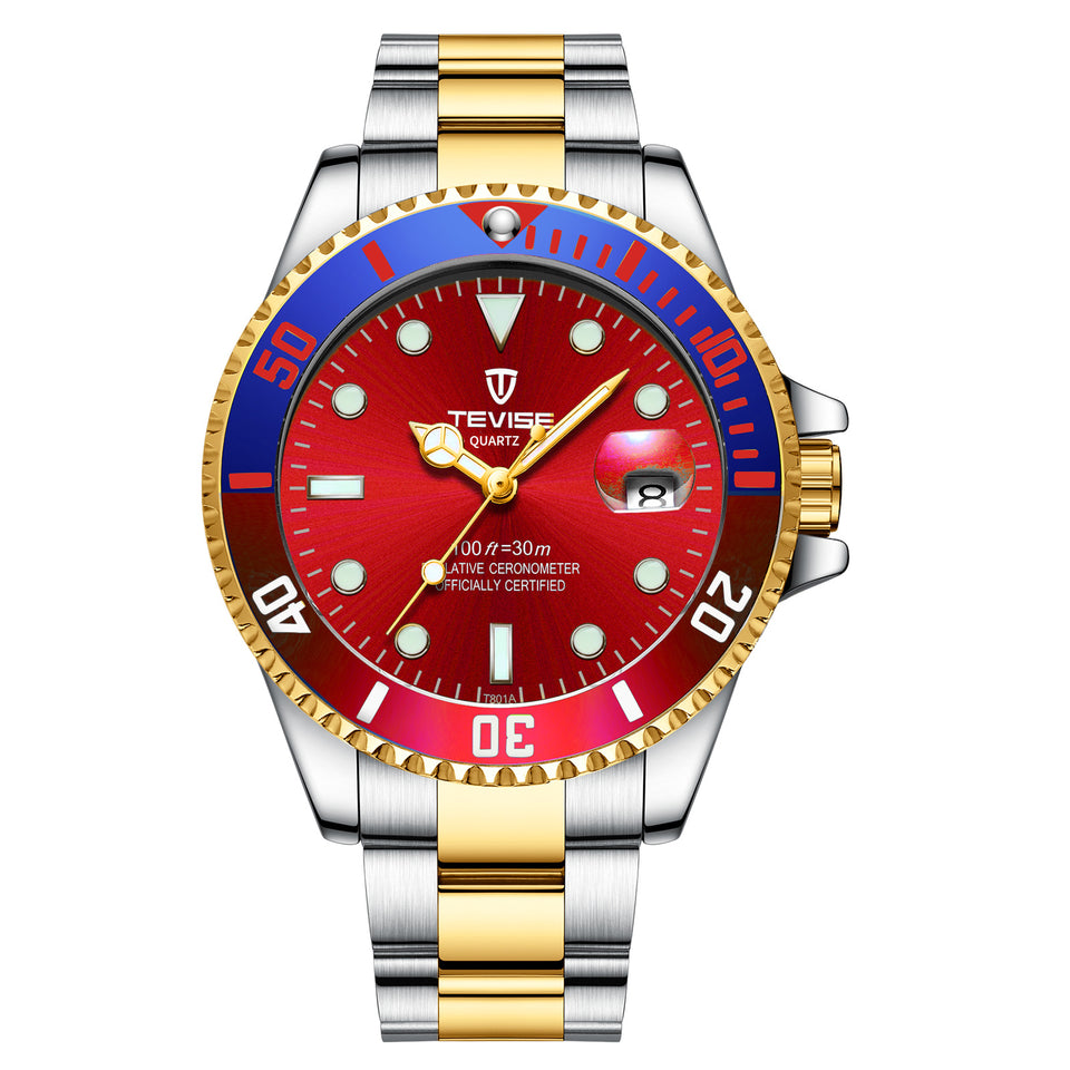 Quartz Watch Sports Luminous