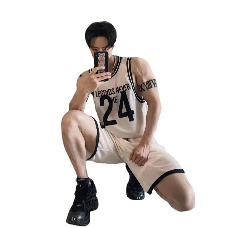 Quick-drying Sports Vest Elastic Mesh