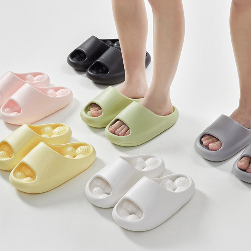 Ball Massage Sole Design Bathroom Slippers