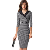 V-neck Slim Bag Hip Slim Pencil Skirt
