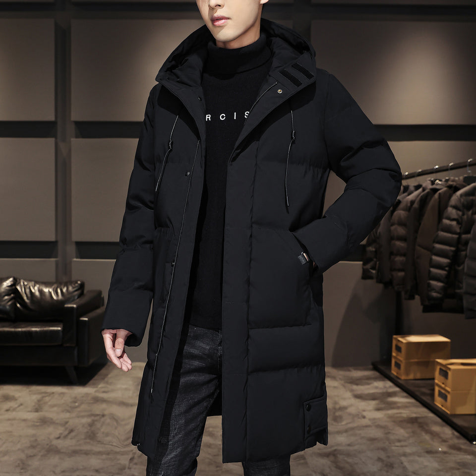 Plus Size Men's Winter Cotton Coats Coat Thick Mid-length