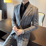 Leisure Suits For Men Business and Casual Formal Wear Two-piece Set